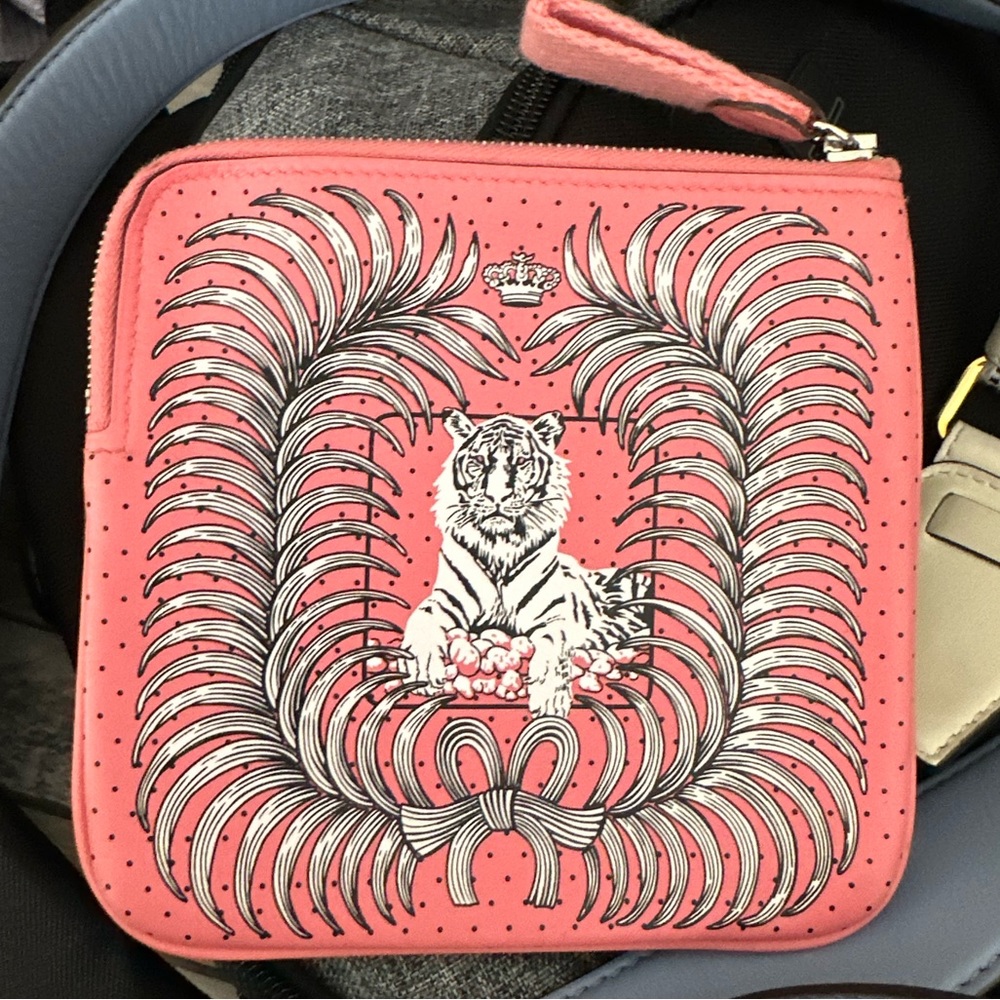 Hand-painted Hermes coin purse